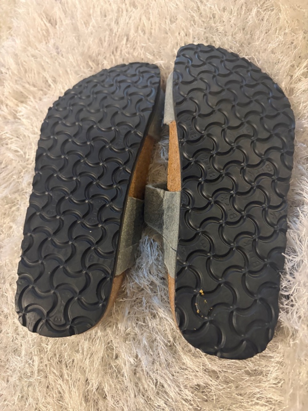 Birkenstock Three-Strap Suede Sandals in Gray - Picture 4 of 5